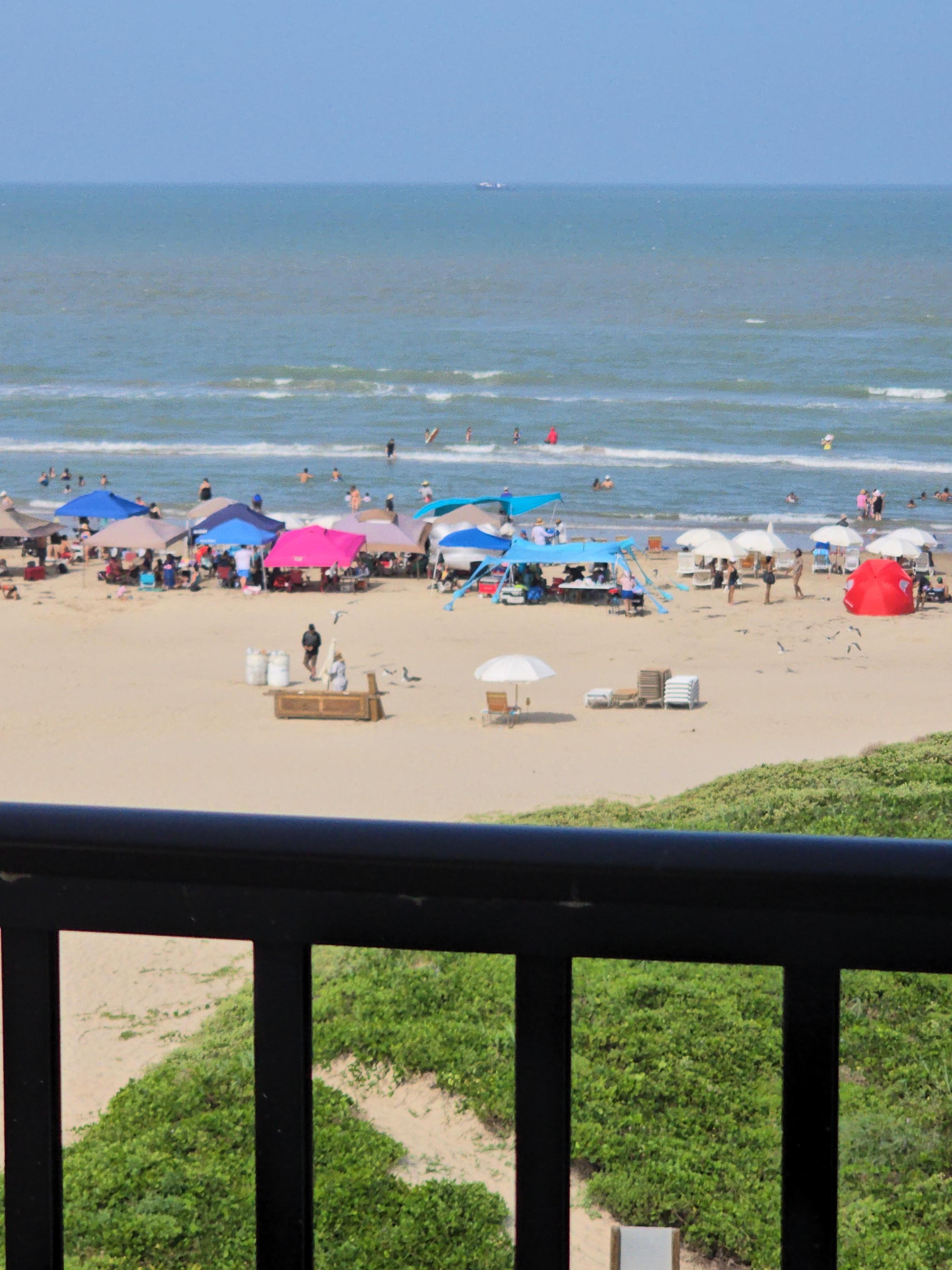 View from balcony. 