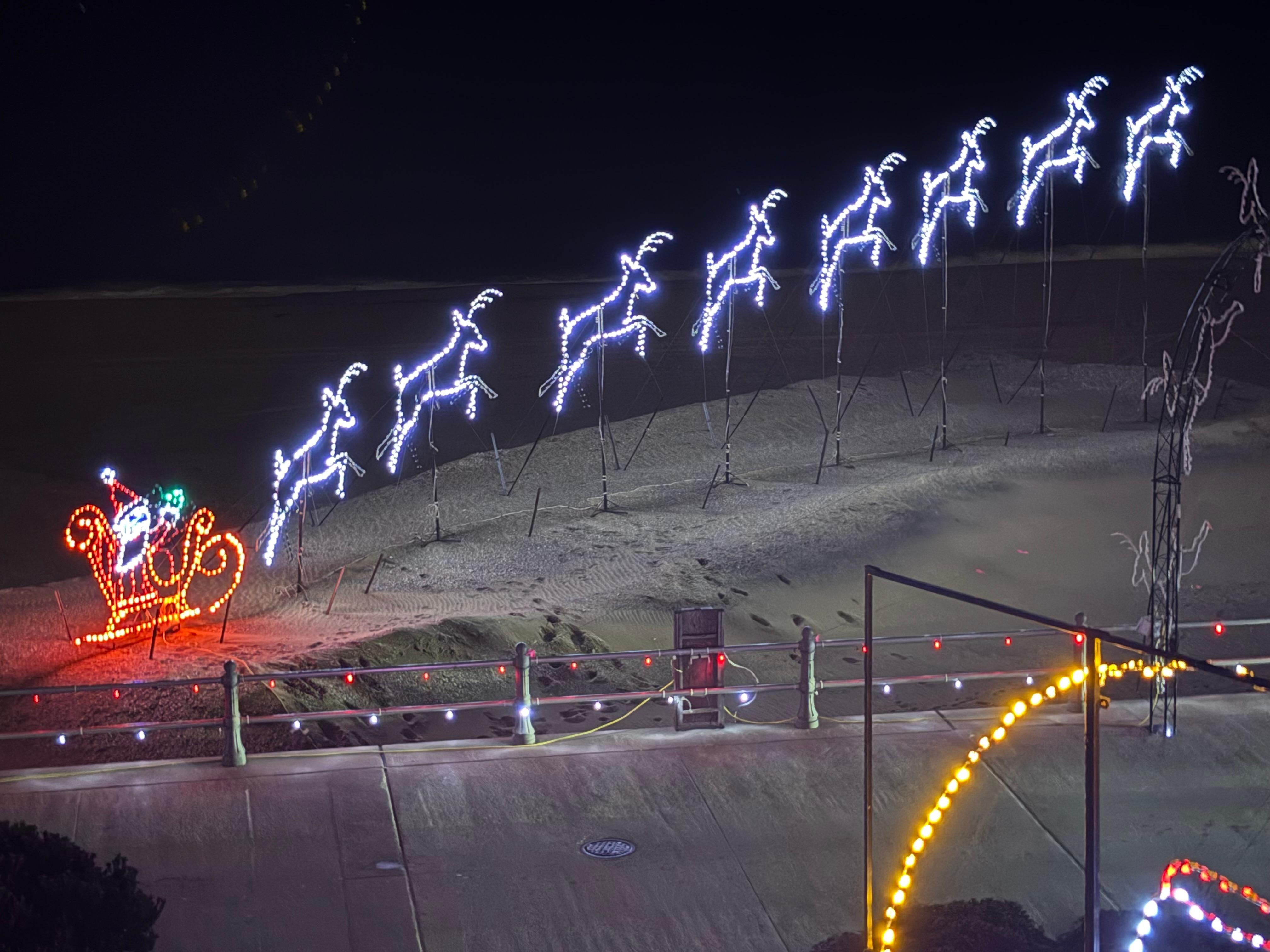 Loving the Christmas lights from my balcony. 