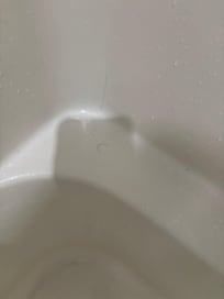 Shower hair all in it obviously wasn’t cleaned