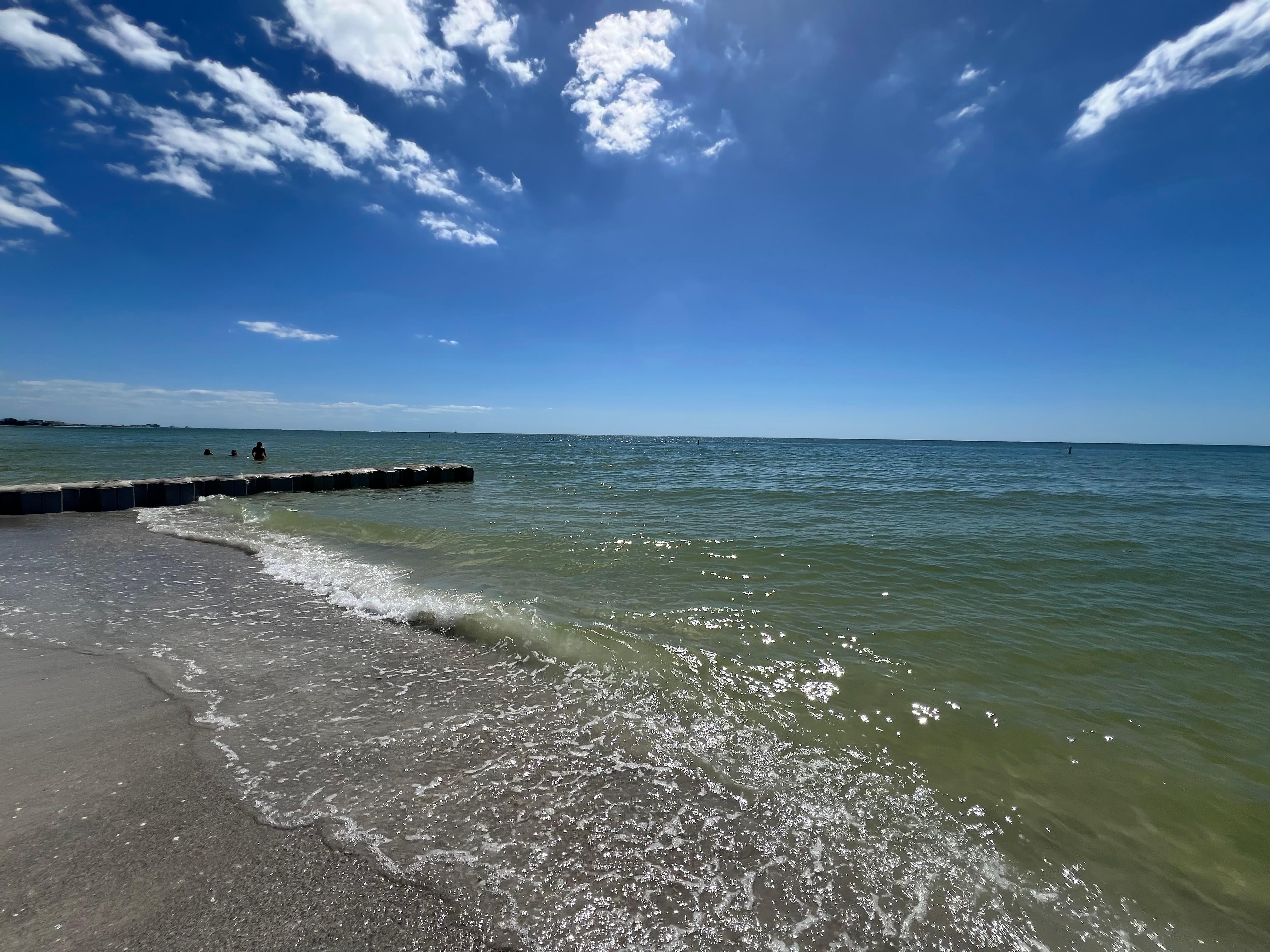 Daily walk on the beach