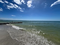 Daily walk on the beach