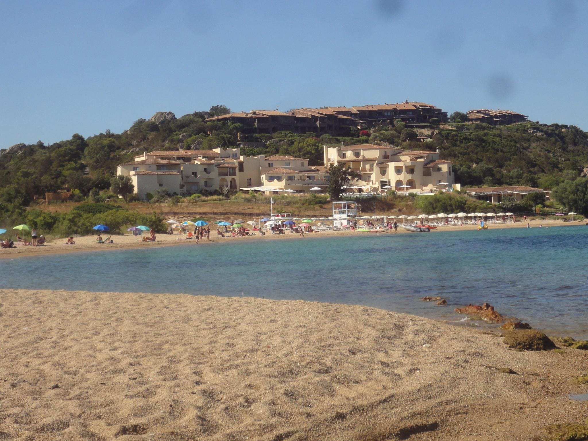 Vista dalla spiaggia