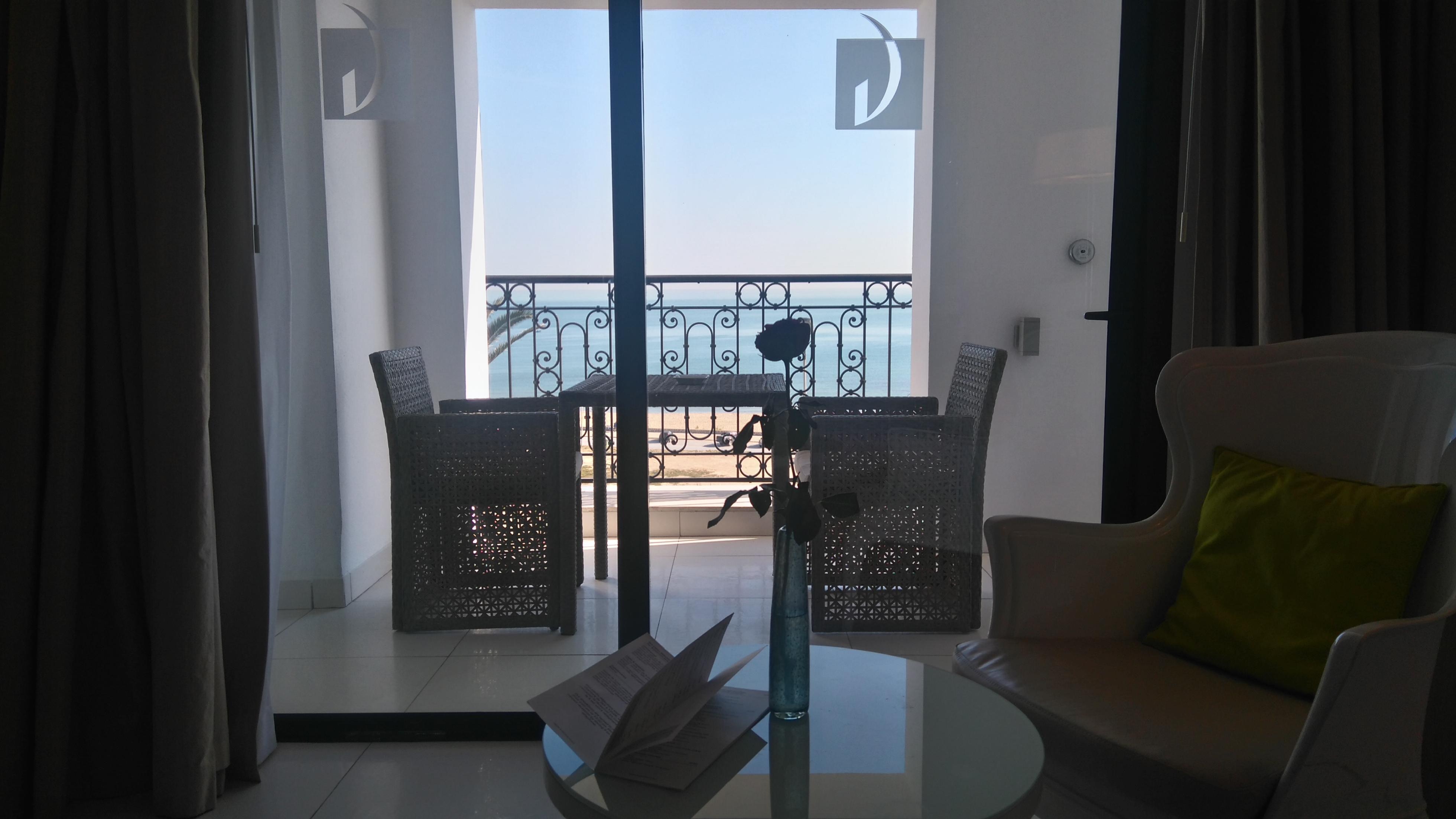 view from balcony