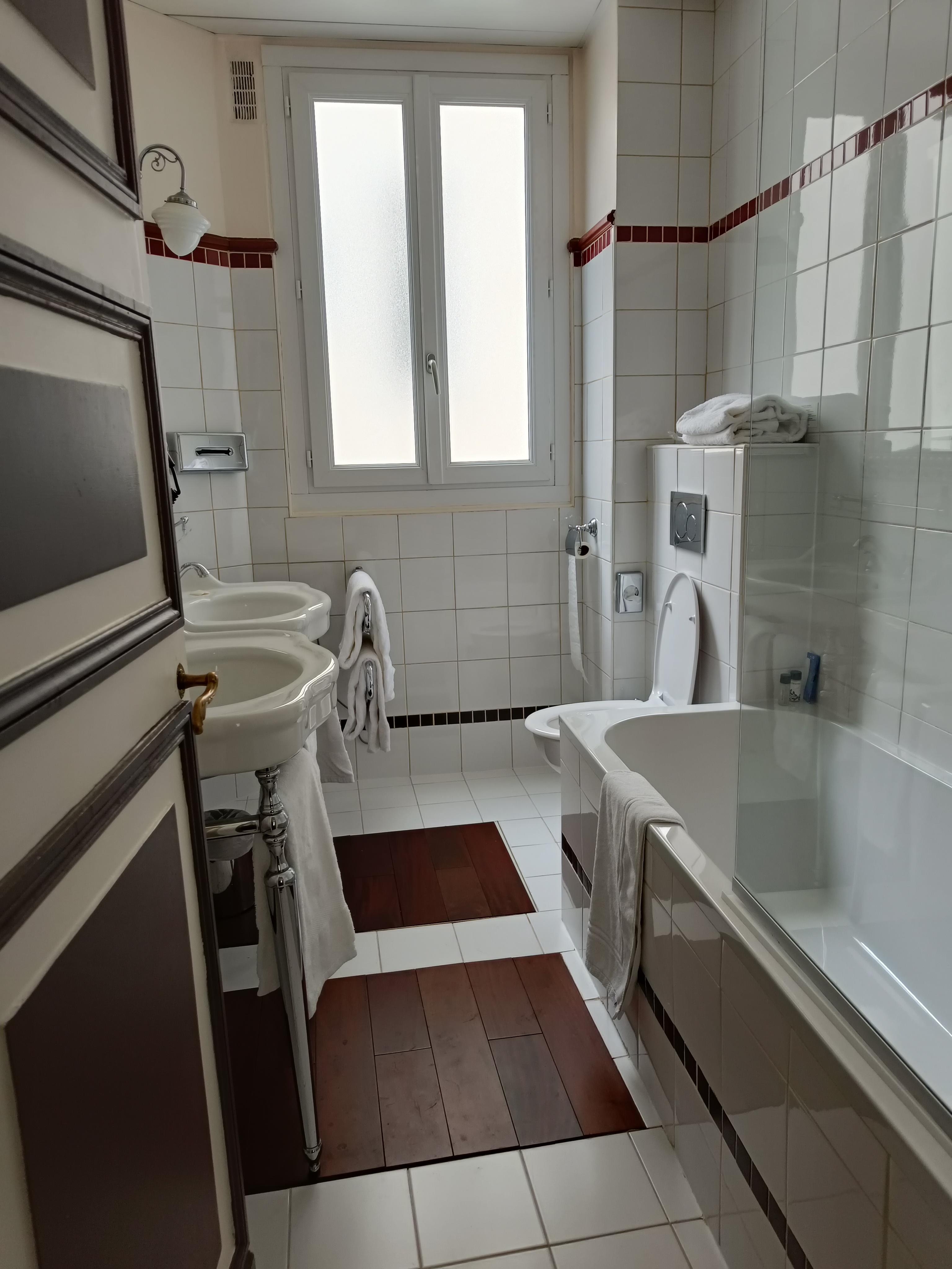 Family room bathroom