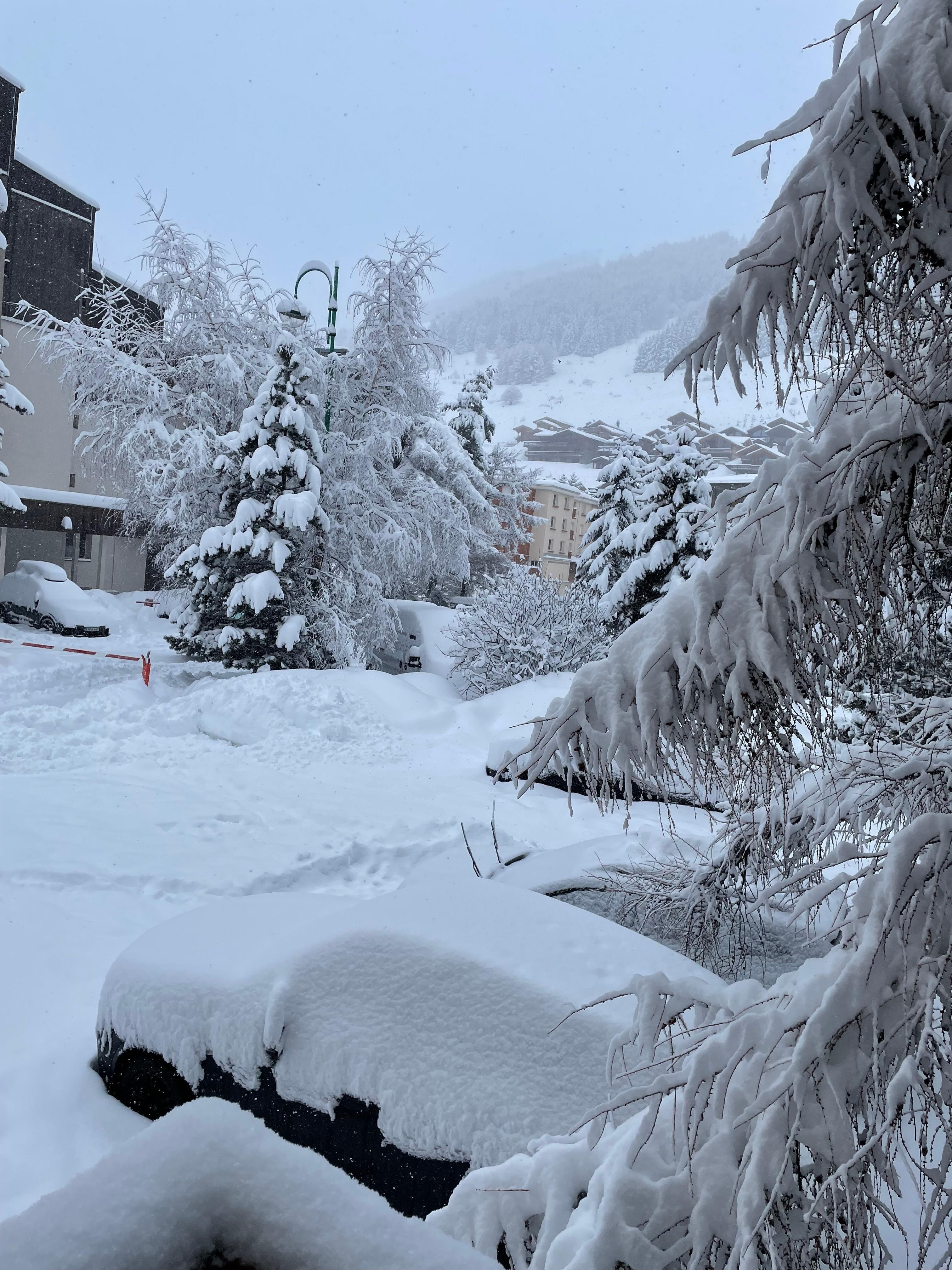View from the apartment balcony 