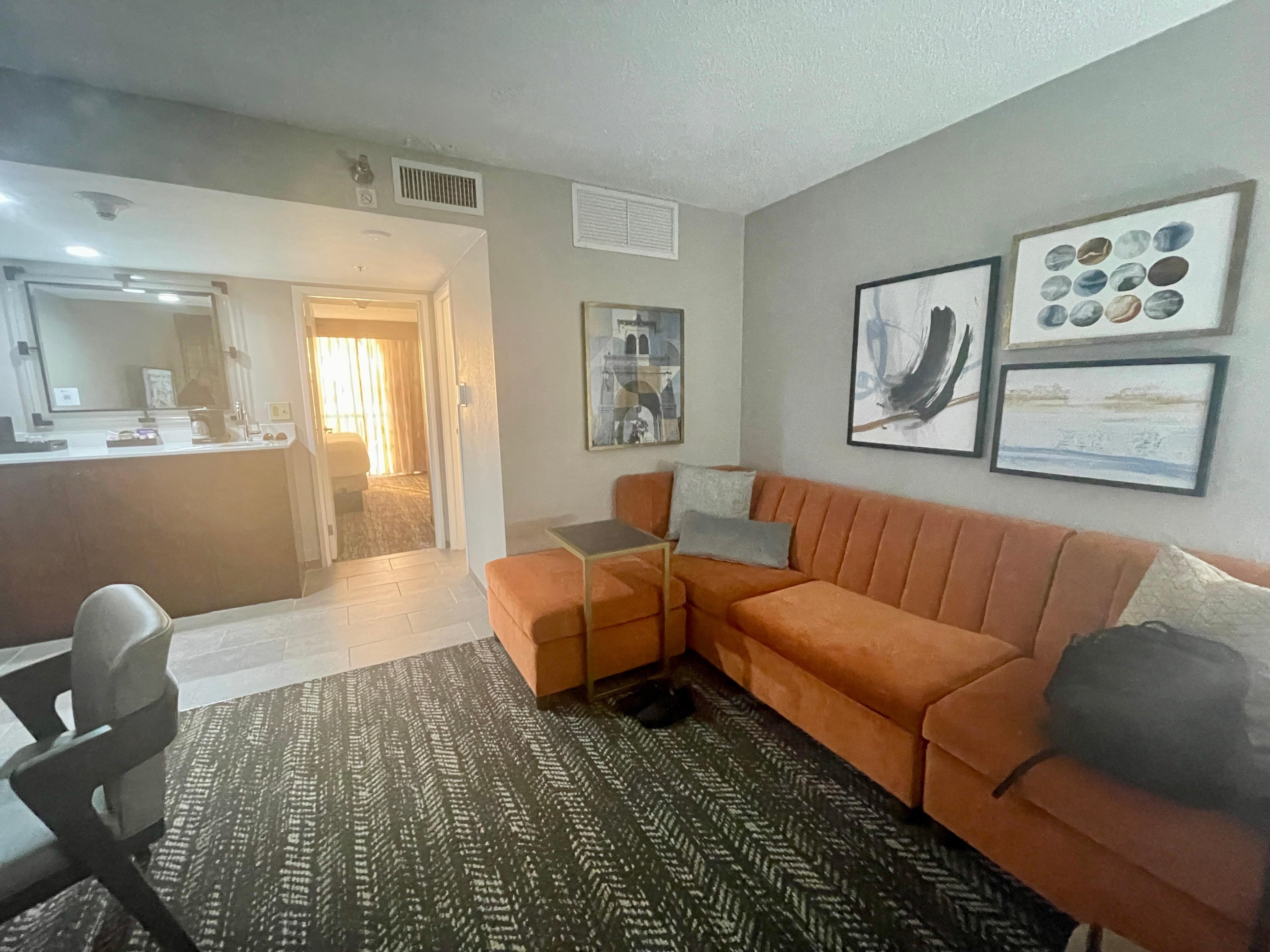 Separate from bedroom 