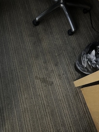 More stains in the carper