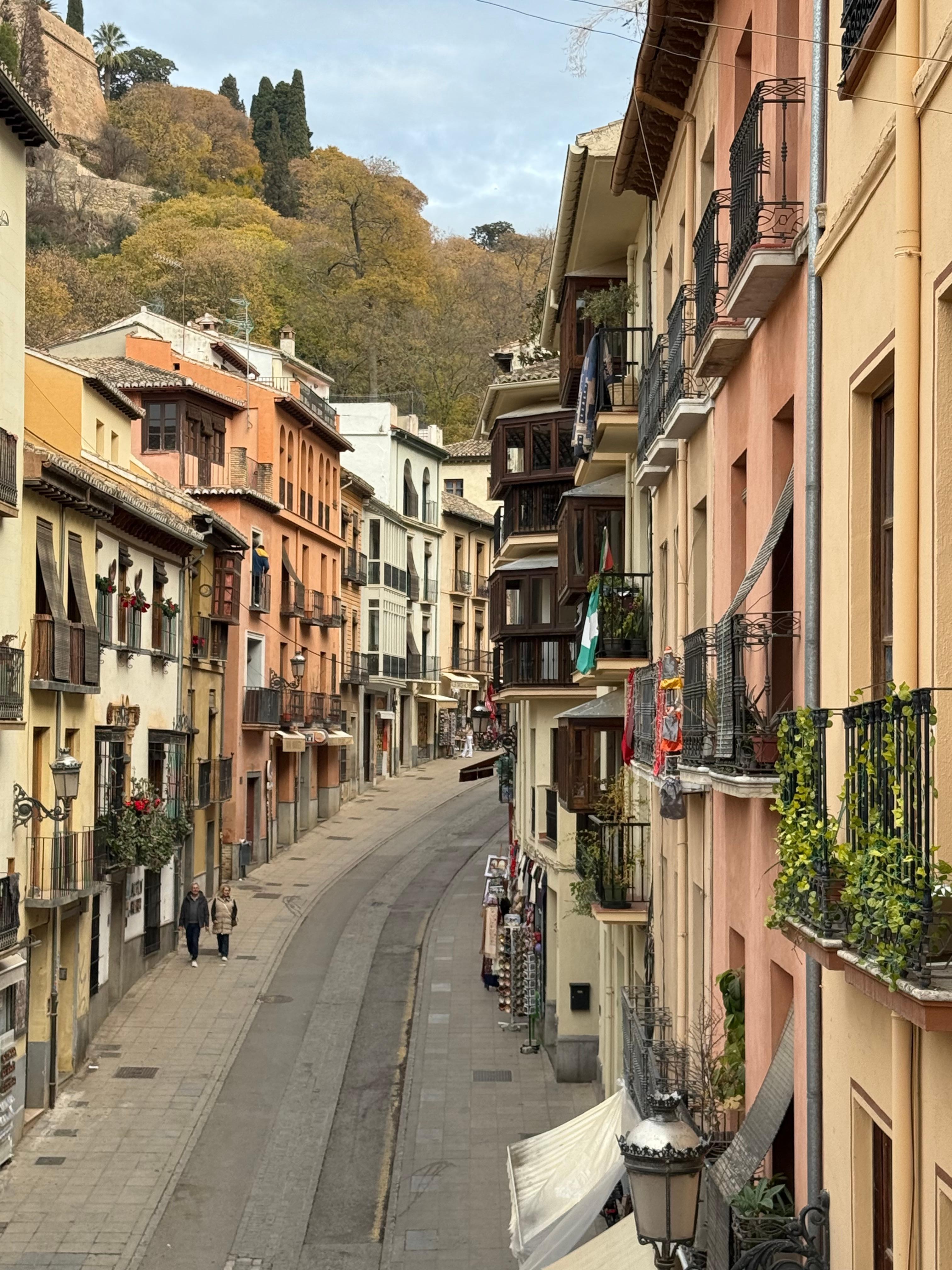 Uphill from my balcony