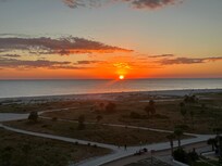 Sunset from the Rooftop Deck