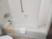 Dirty bathroom you could see the walls had grime