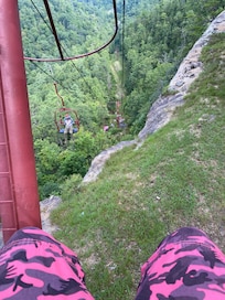 Sky lift at natural bridge