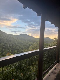 The view from the back porch