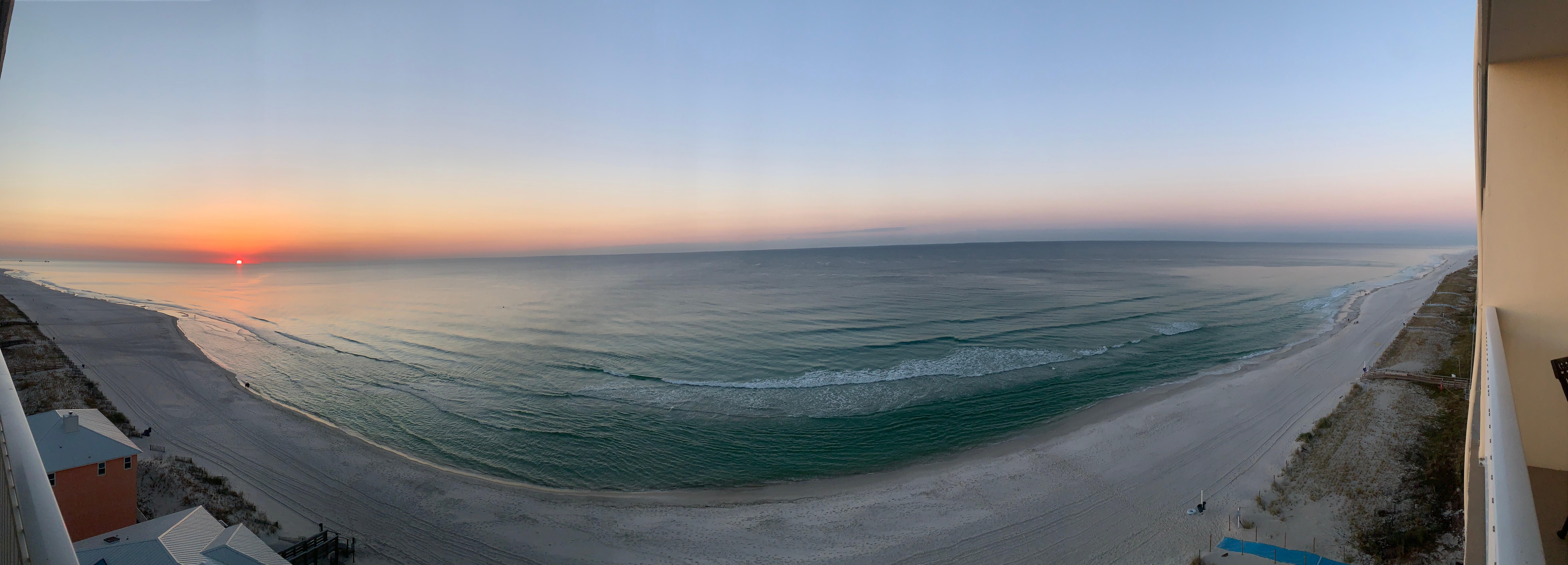  You can walk miles on the beautiful soft sand beach.