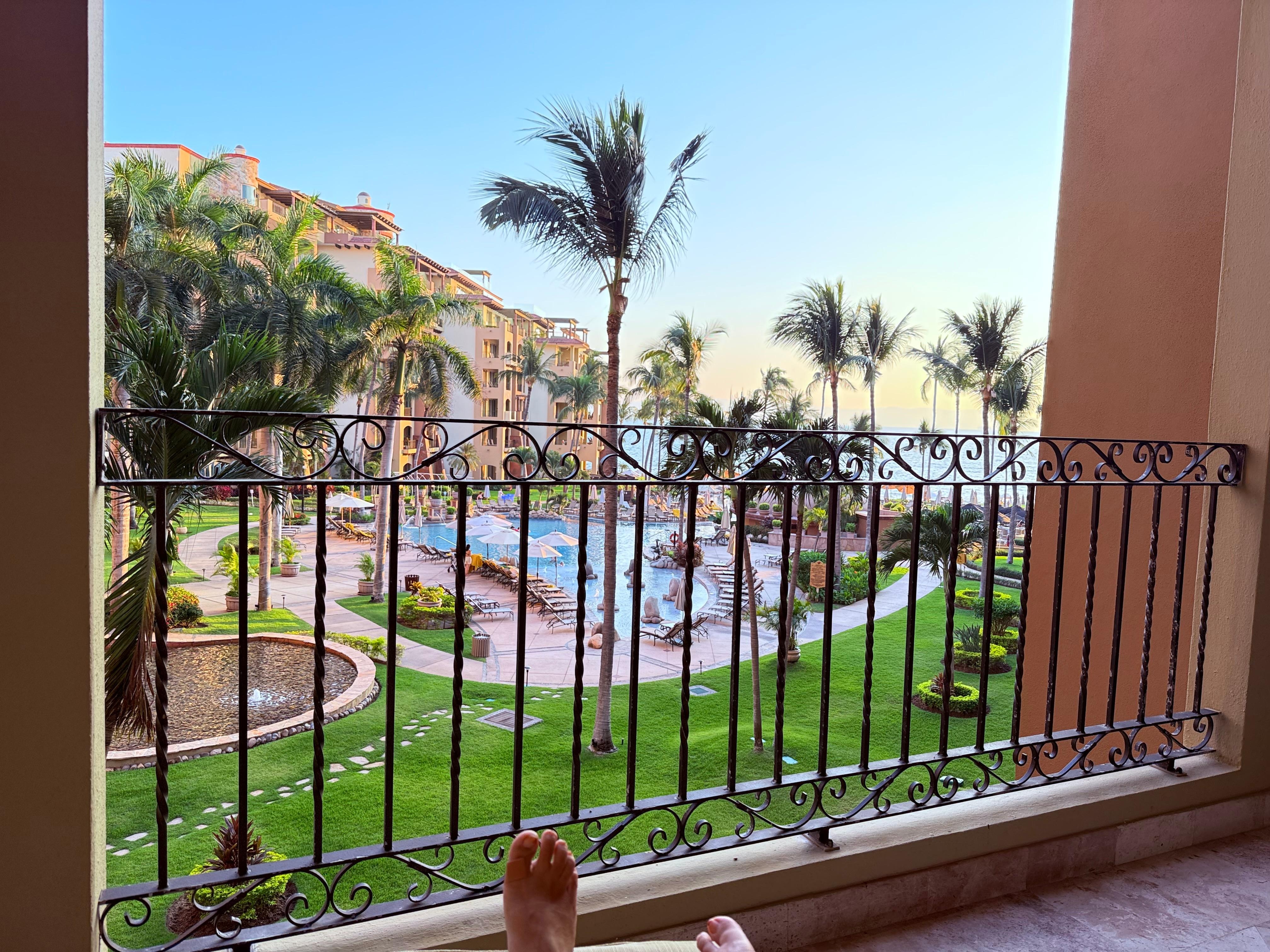 View from balcony, 1bdrm suite