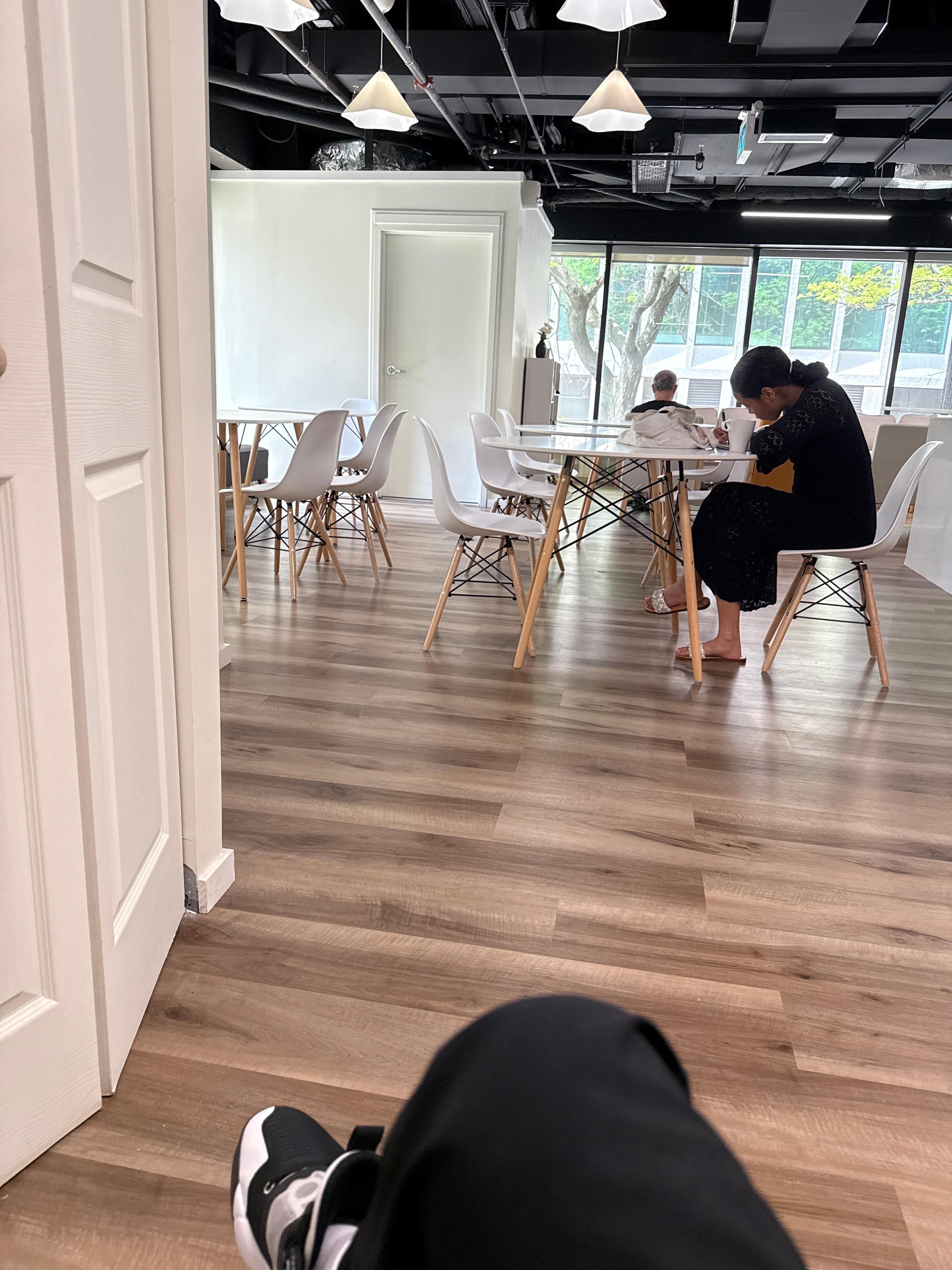 Lounge and kitchen area.