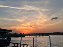 Sunsets from the dock