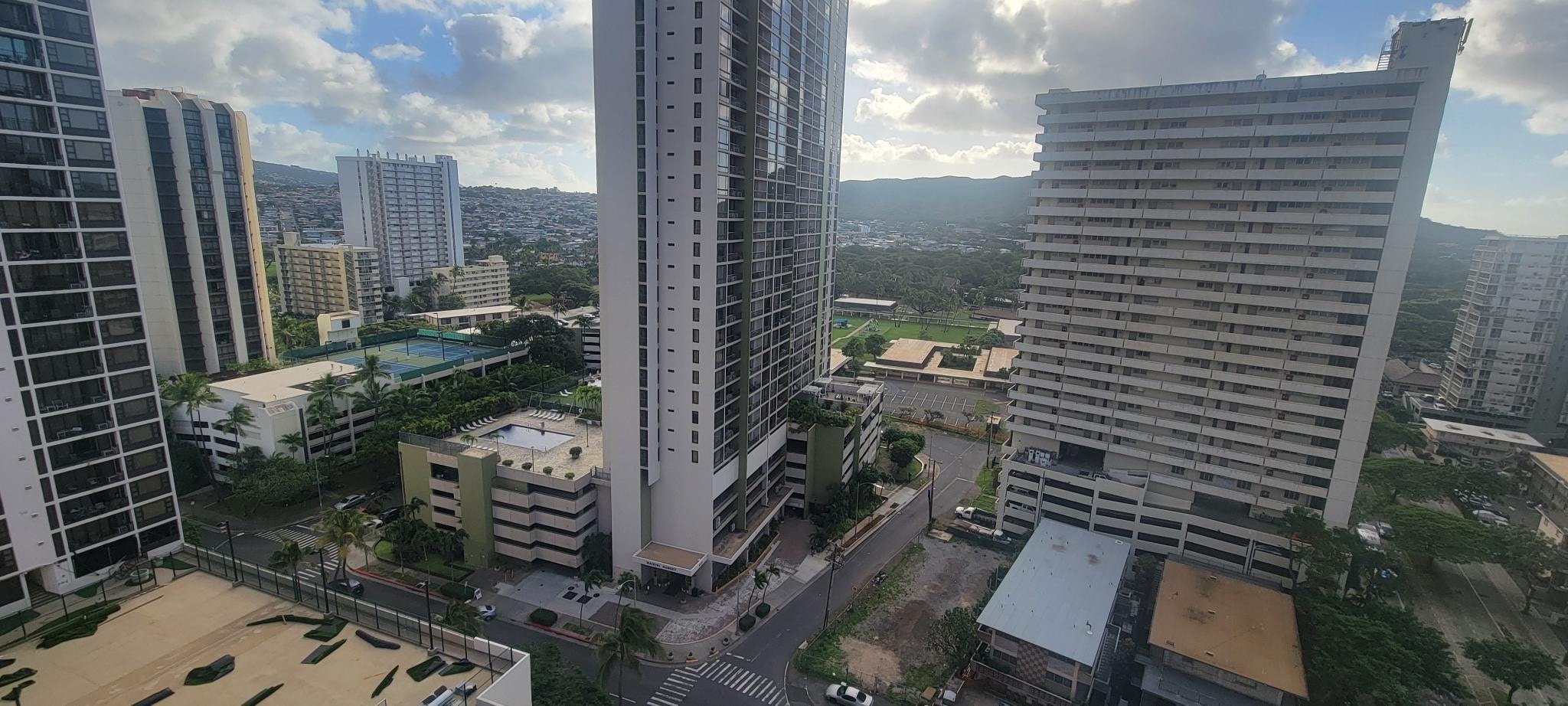 View from the balcony