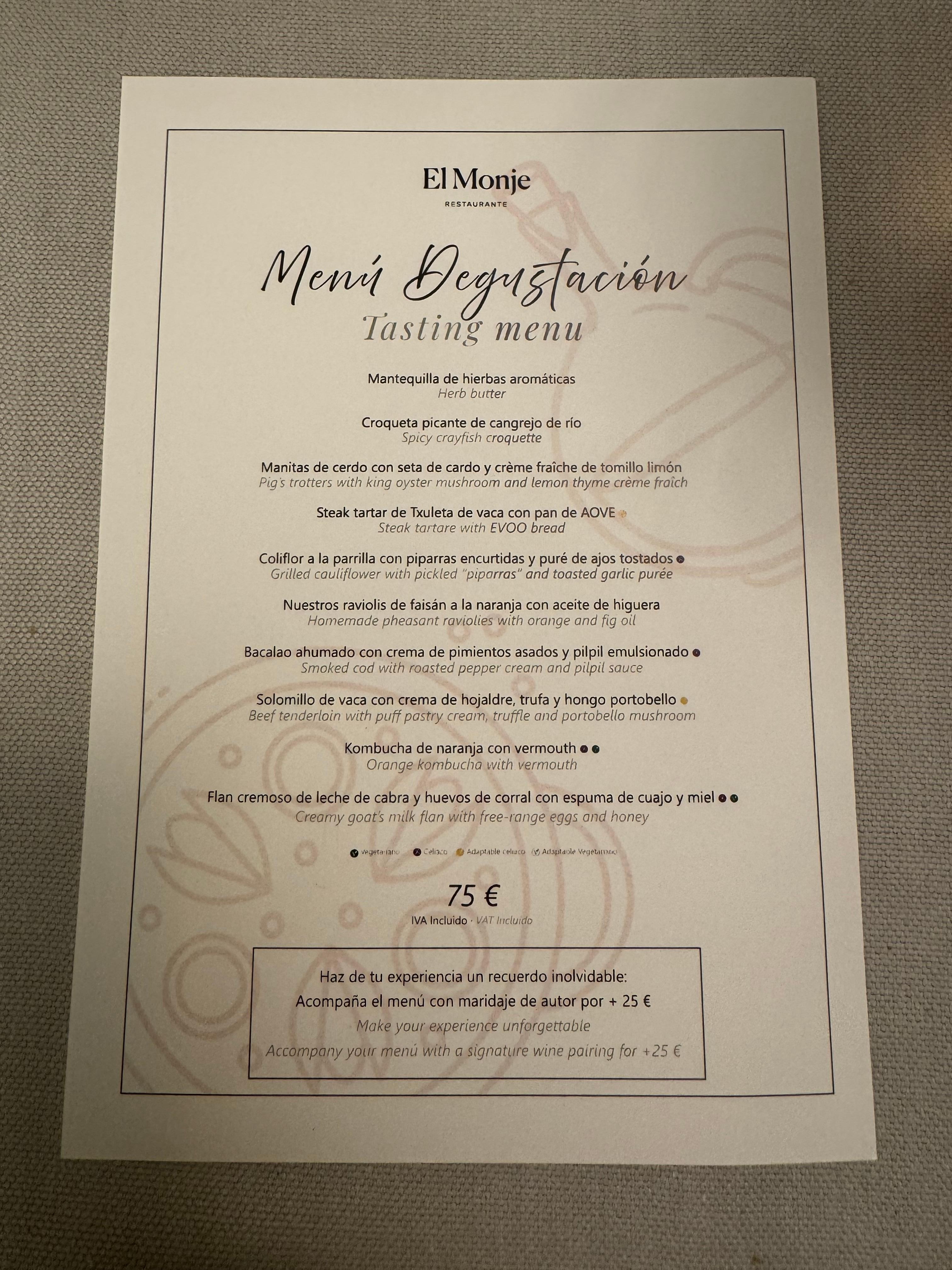 Divine! Wine pairing excellent. 