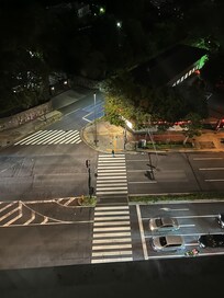 View from our hotel window on the 9th floor