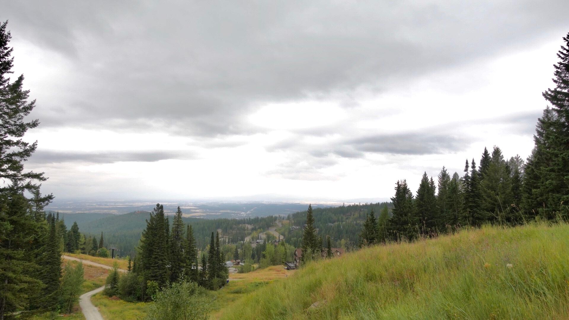 Views from Danny On Trail, just up the hill from the Kintla Lodge. 