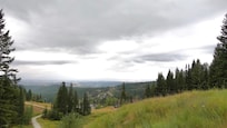 Views from Danny On Trail, just up the hill from the Kintla Lodge.