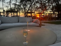 Lots of comfortable lounge spaces and cabanas for guests