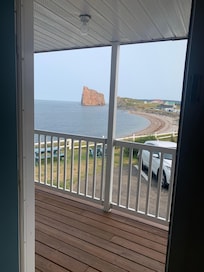 View from inside our room.