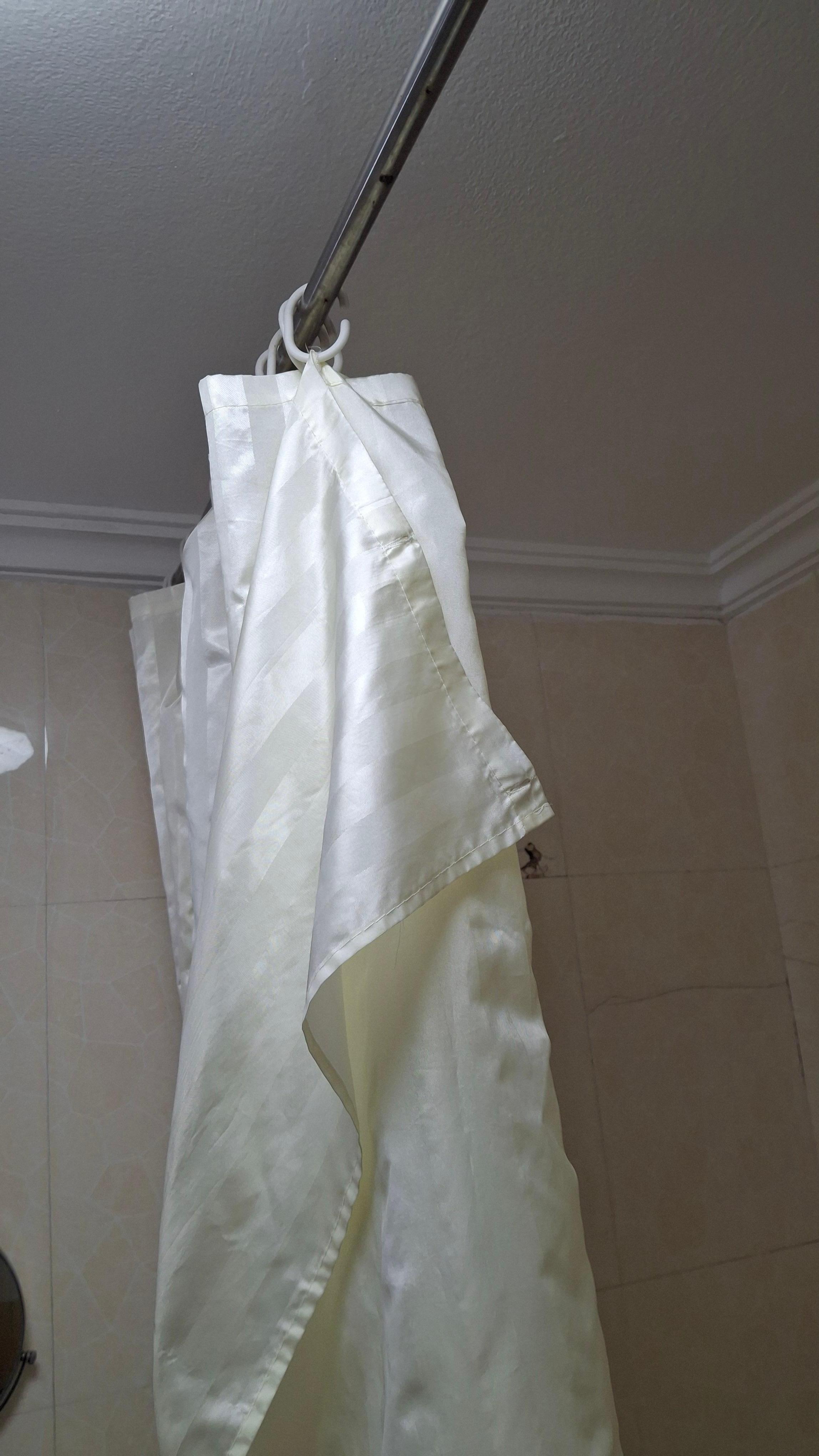 Shower curtain broken