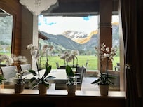 Orchids in the lobby window ..perfection
