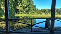 Porch by the pond!
