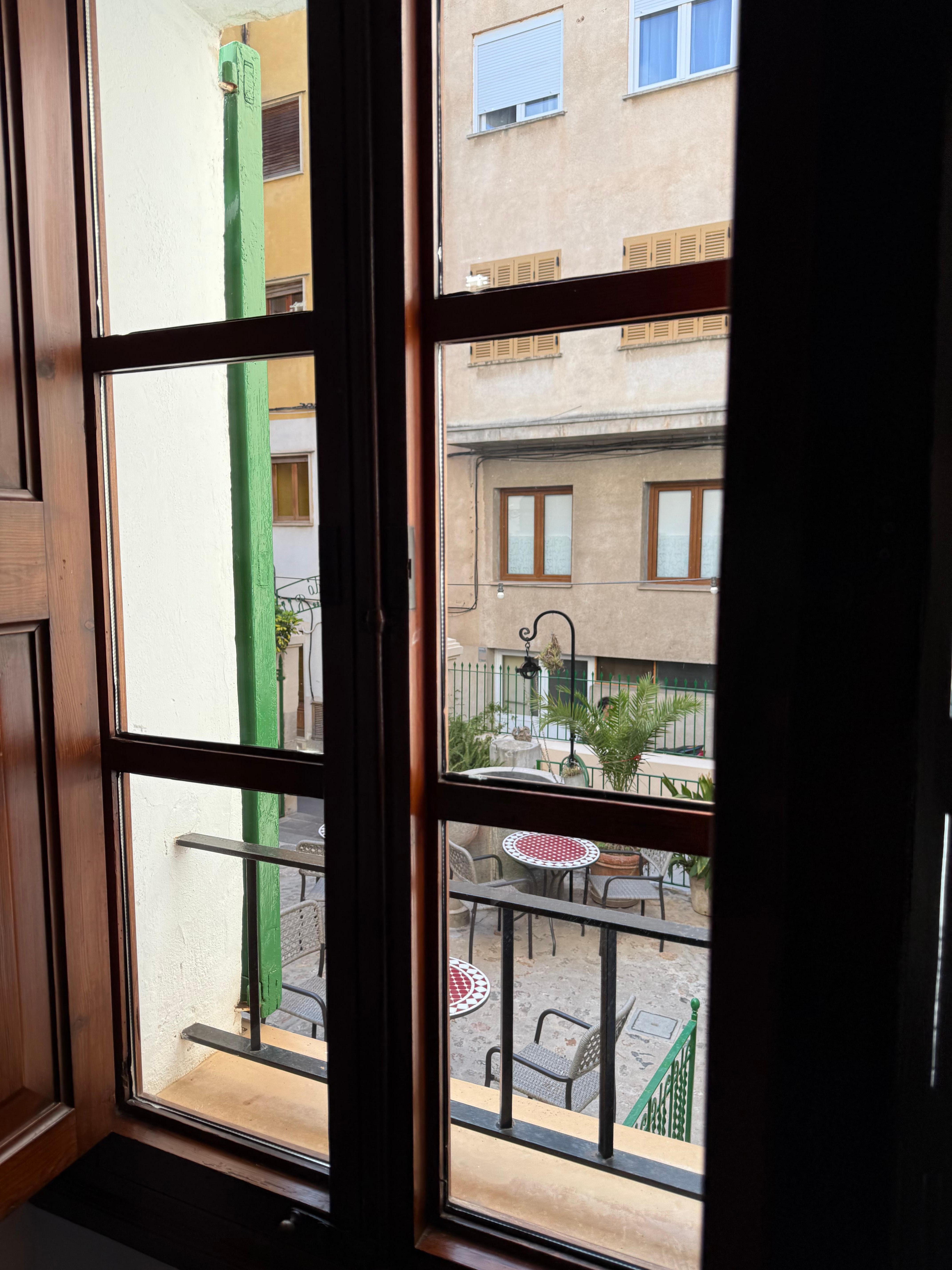 Here is the view from our room