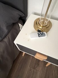 Stains on the nightstand