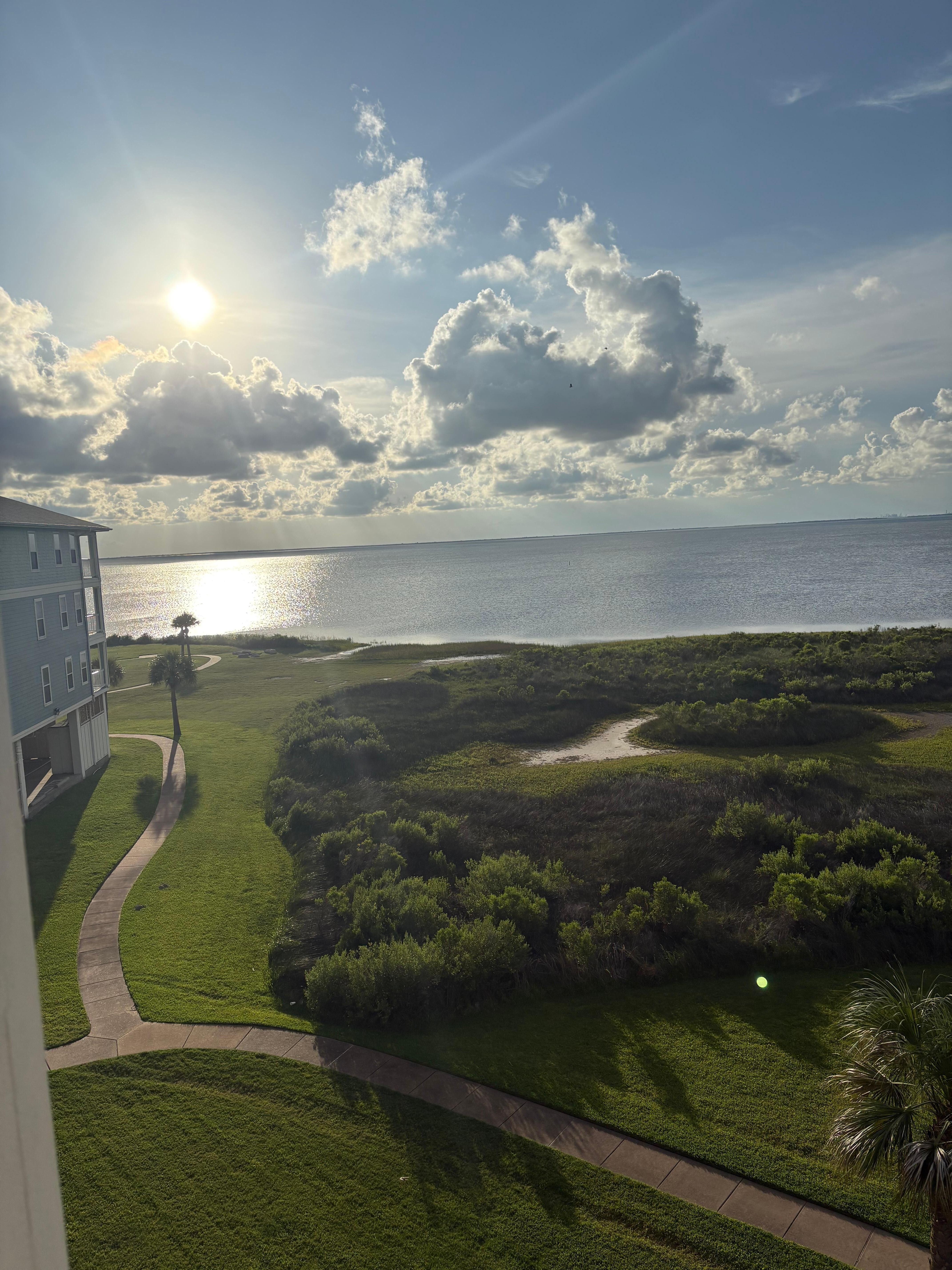 Bay view from balcony