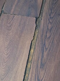 Laminate floor coming up