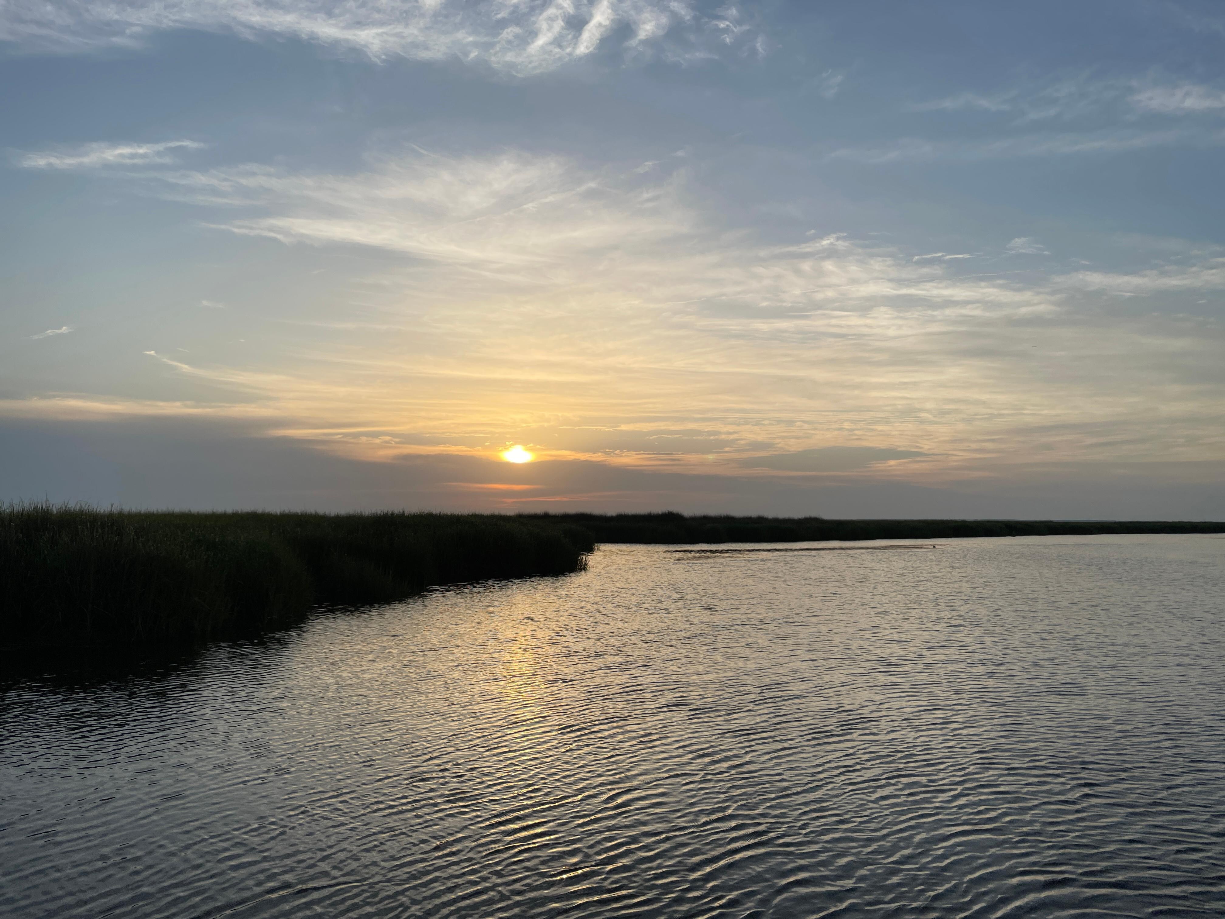 Sunrise at the Knox Creek Dock