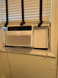 A/C hanging there