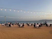 Dinner am Strand