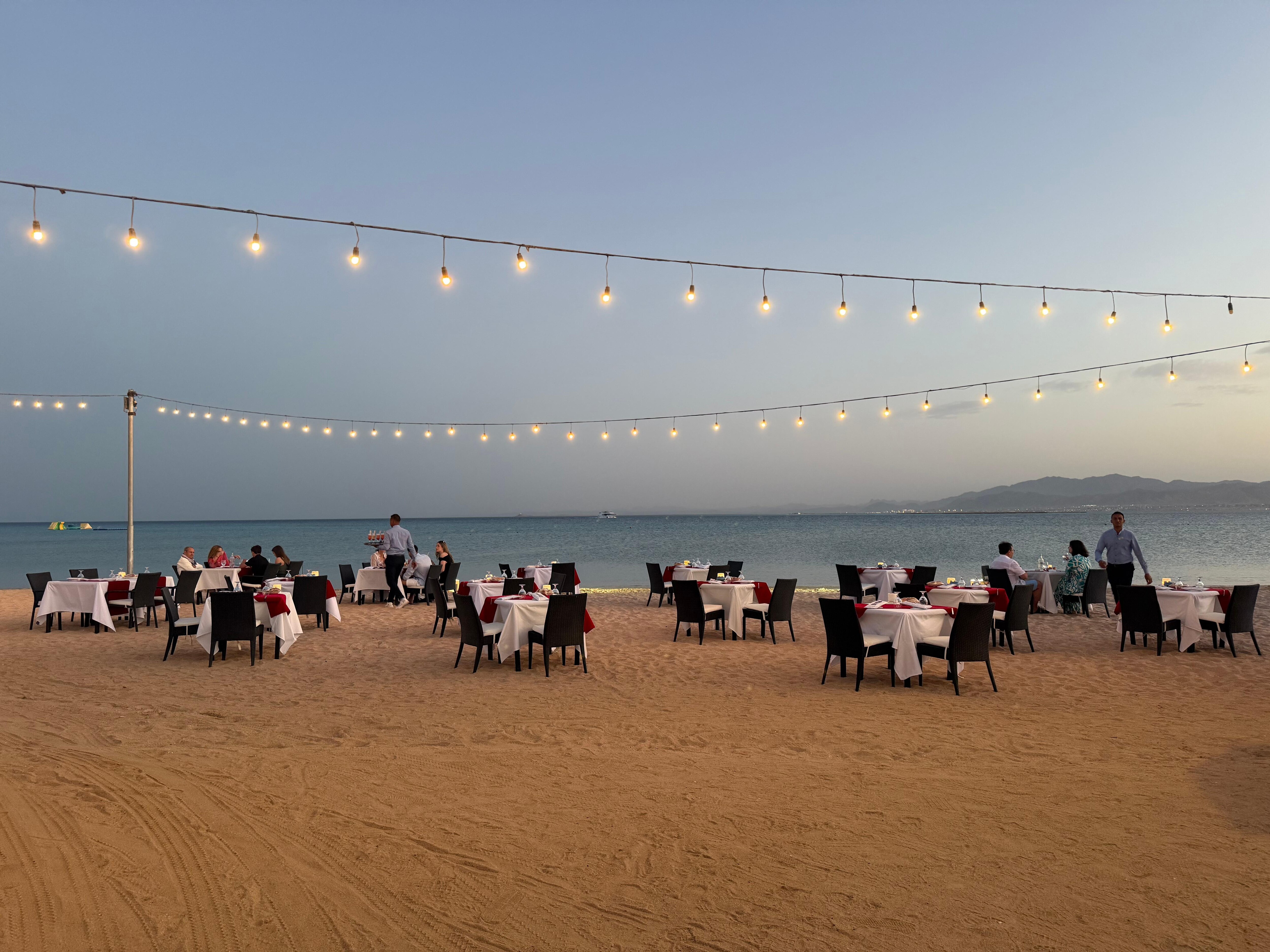 Dinner am Strand
