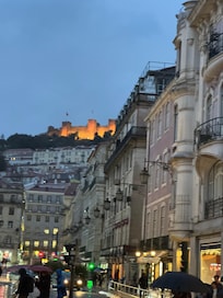 View of the castle across from the hotel.