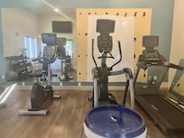 Weight room was out of service but looked nice