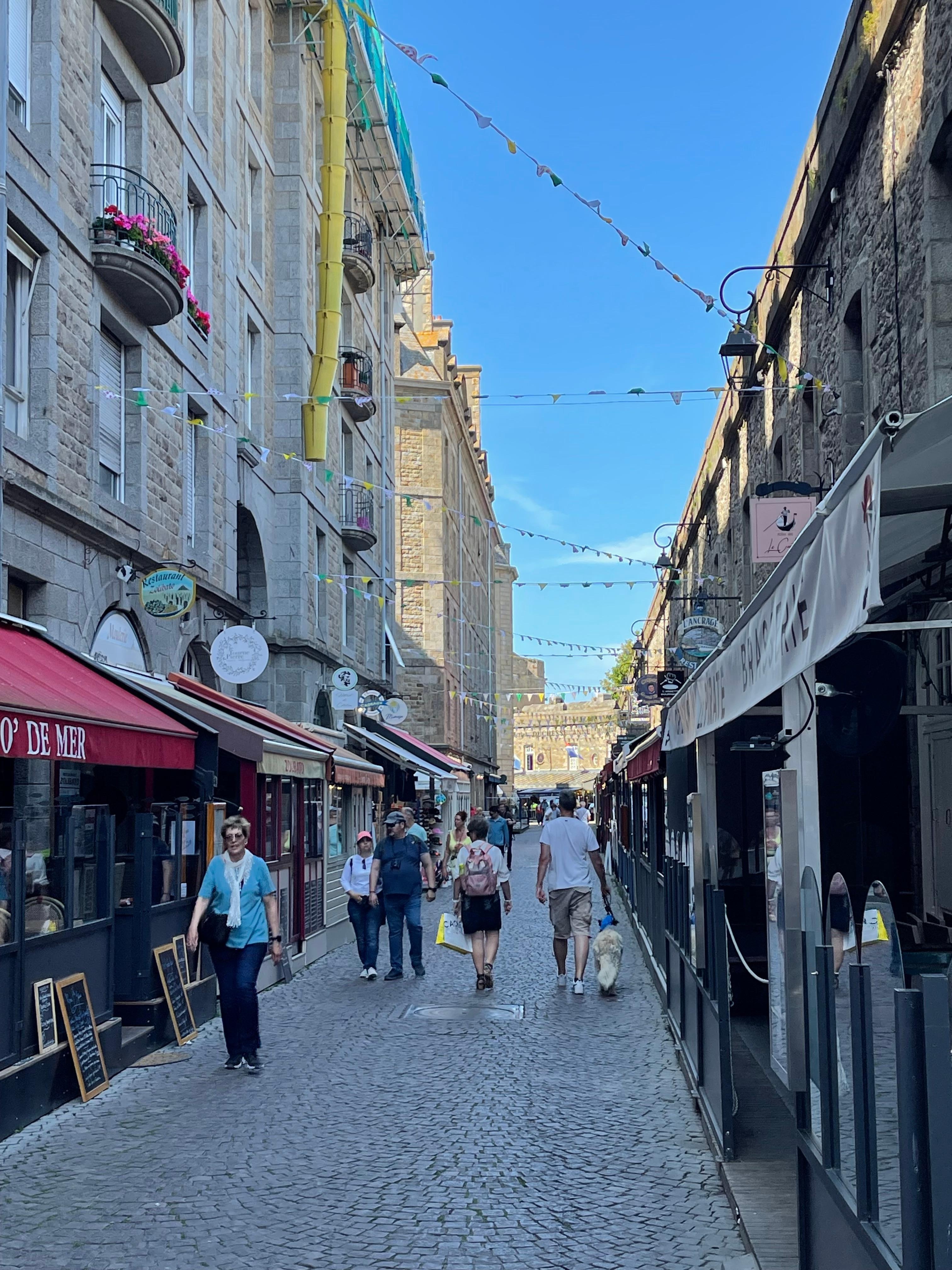 Restaurants within the city walls of St Malo