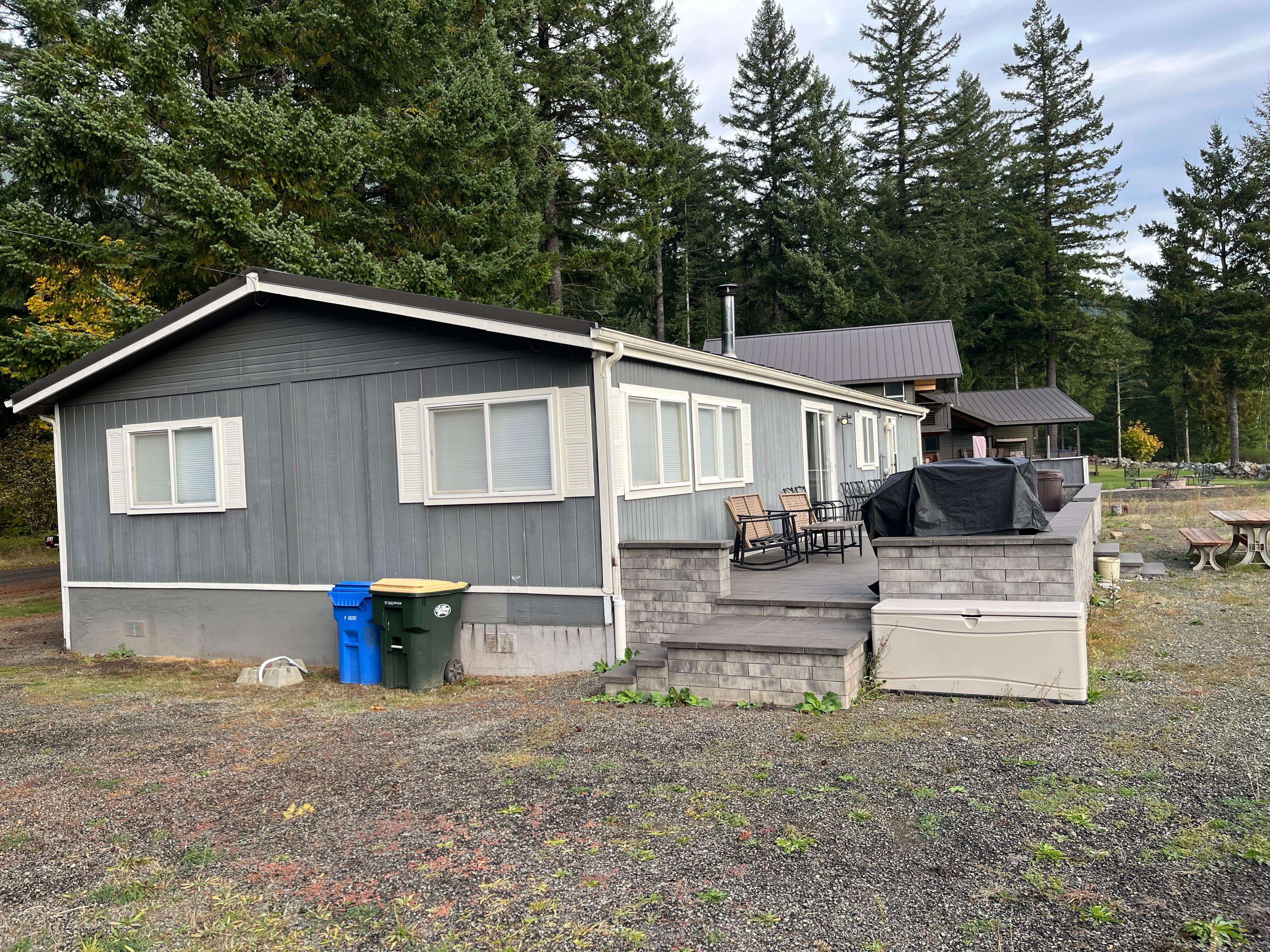 Back patio by the river