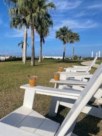 The view and a drink.