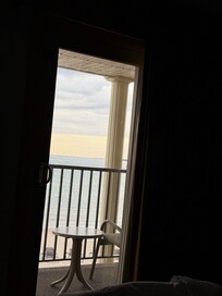But the view in the morning is great