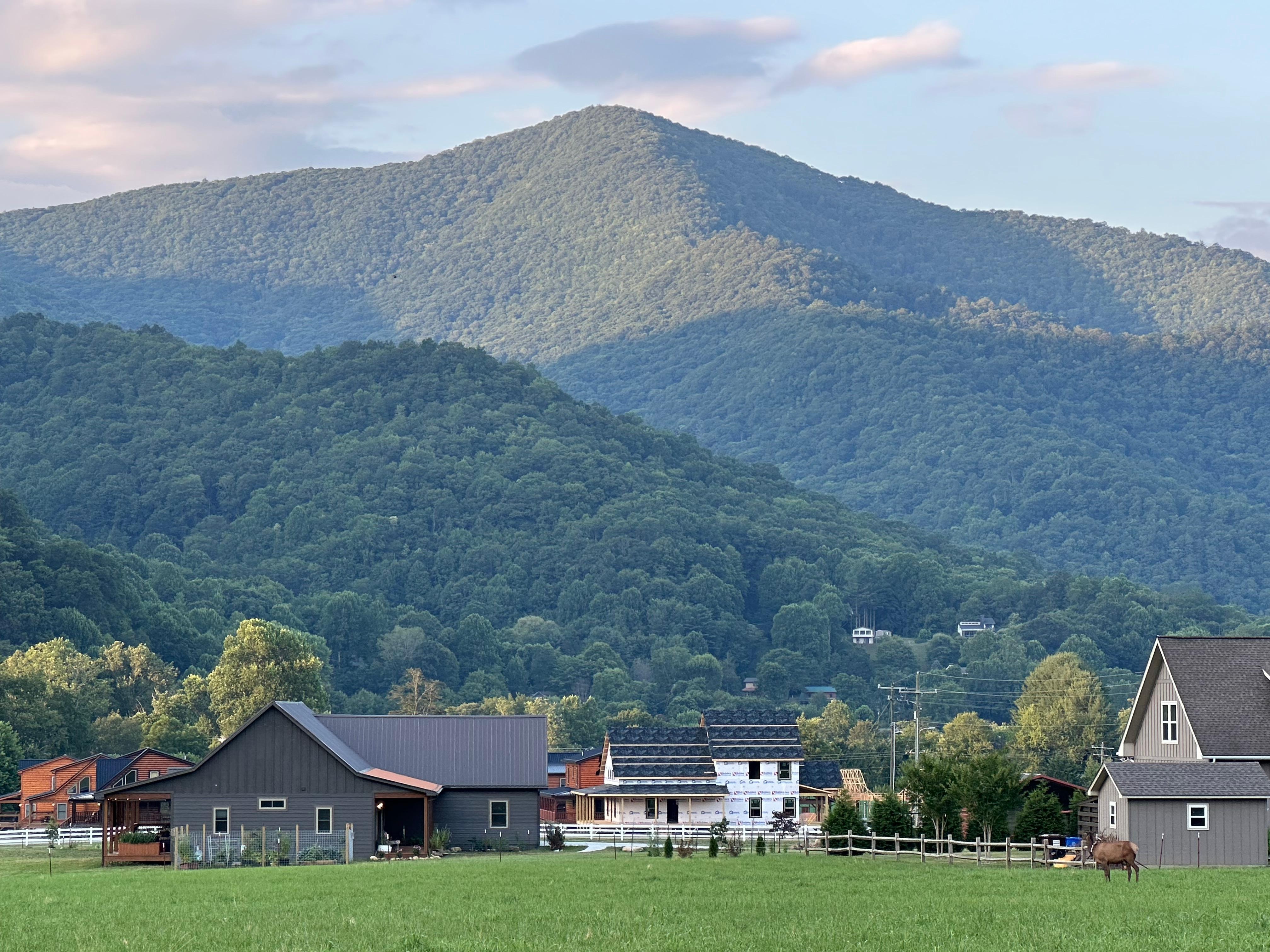 Surrounded by mountains 