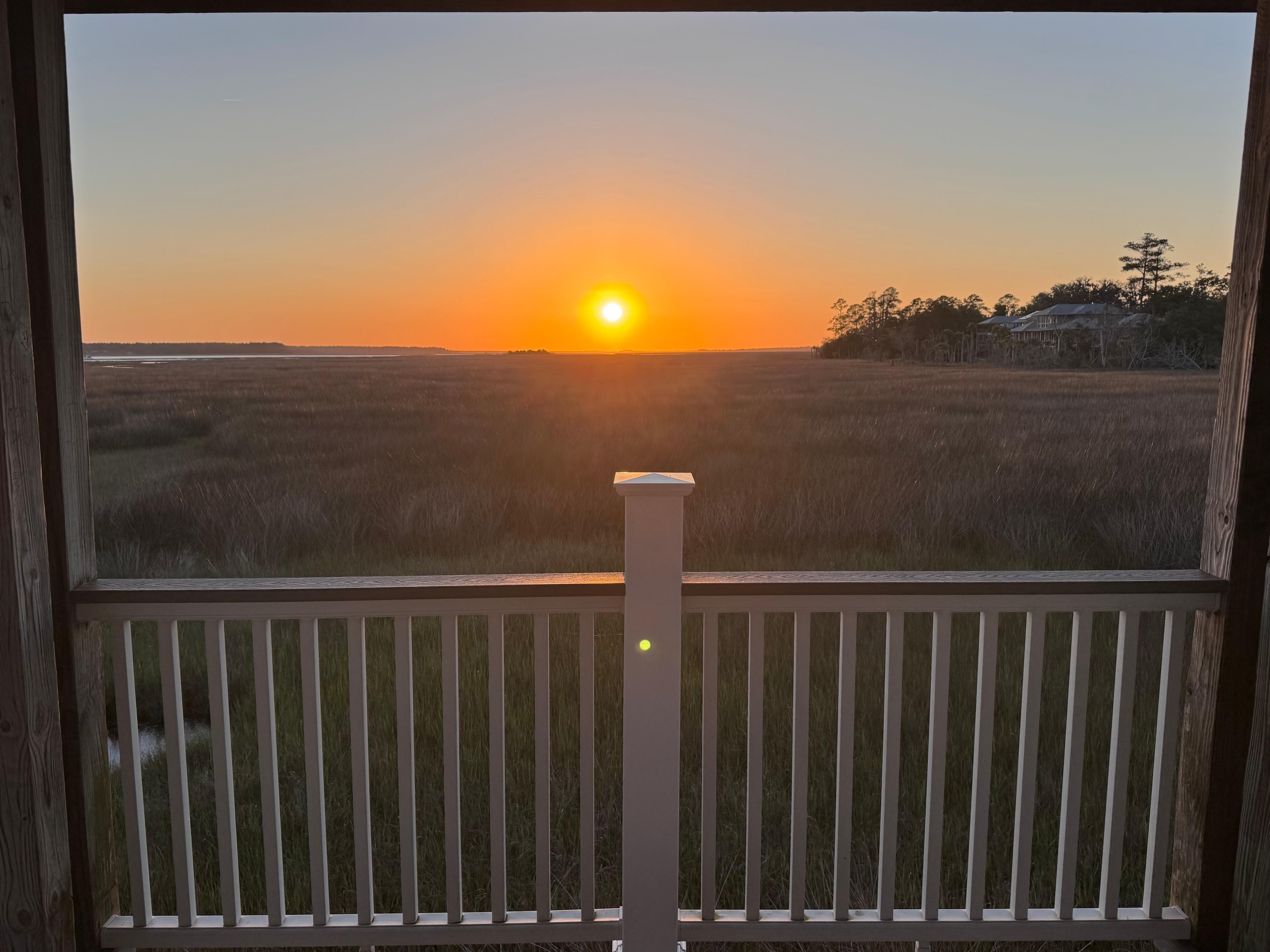 Sunset from the dock