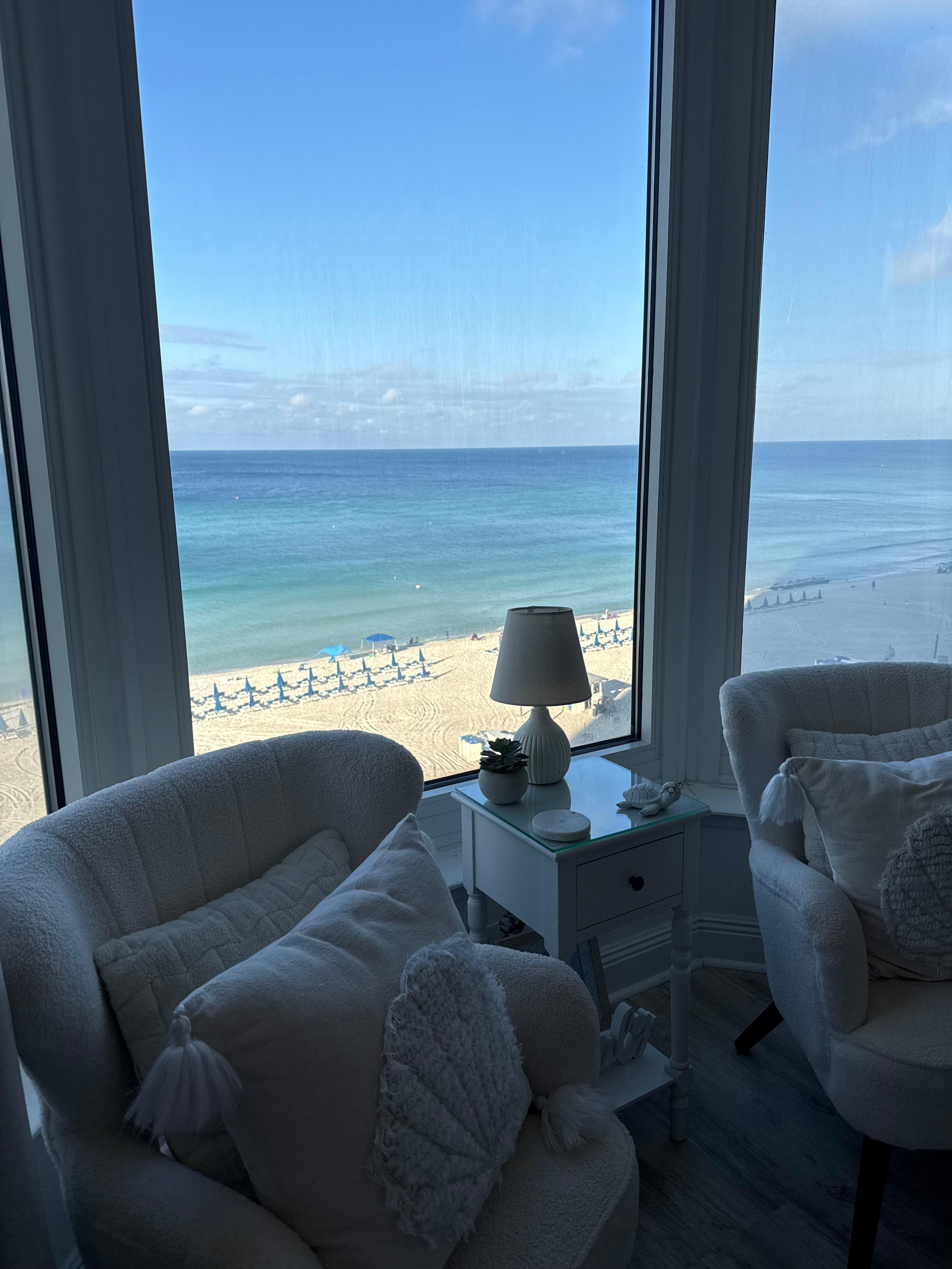 View from master bedroom window