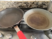 Very worn pots