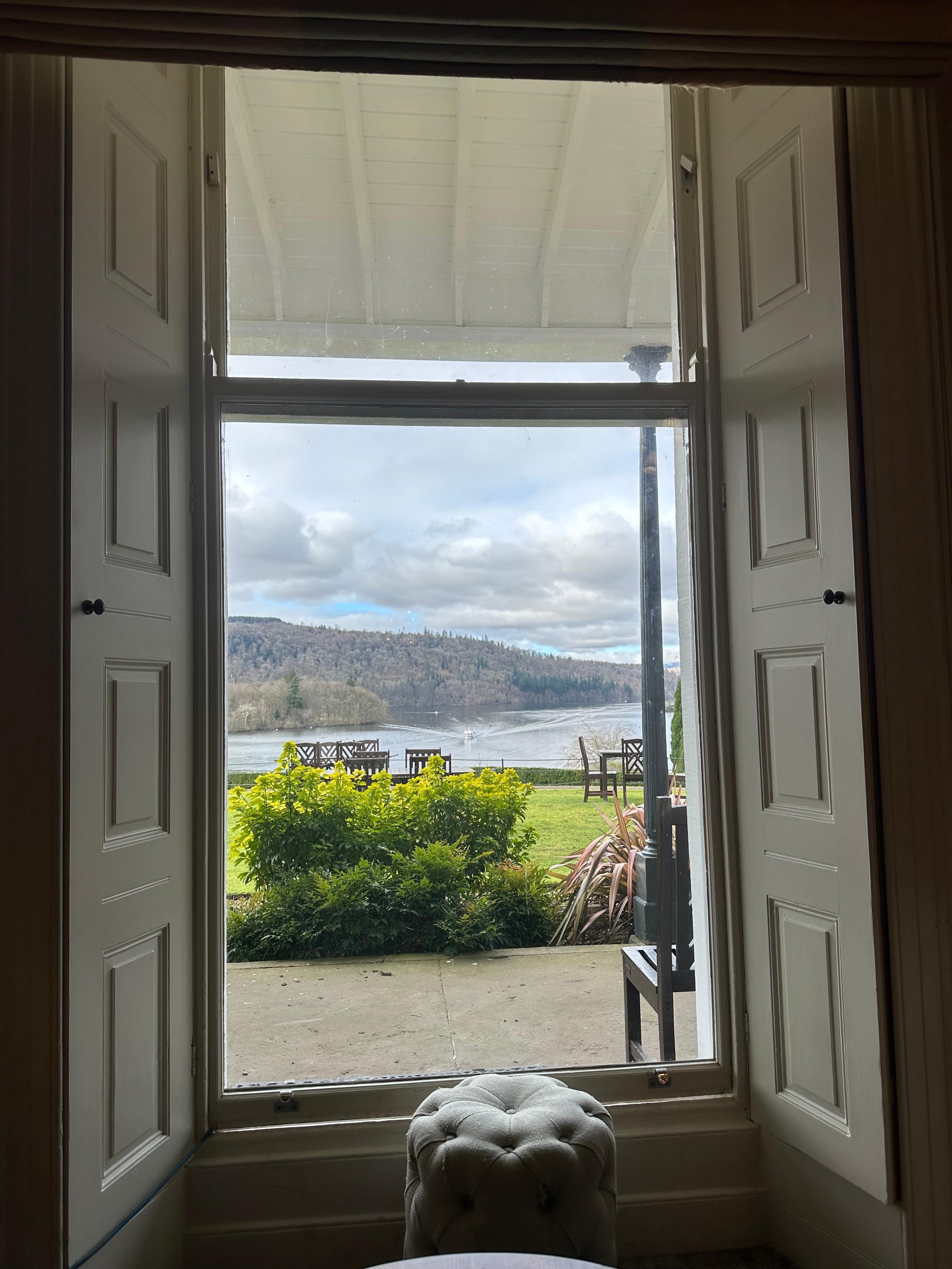 View from the drawing room