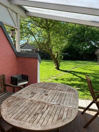 Überdachte Terrasse